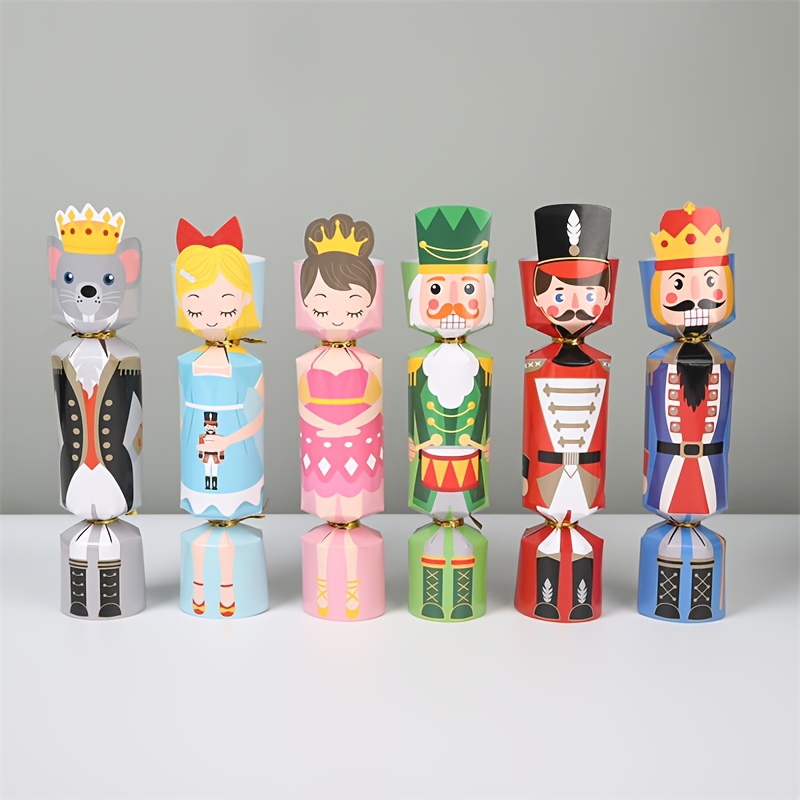 Nutcracker Figurine - 24 szt. Świąteczne pudełka na słodycze