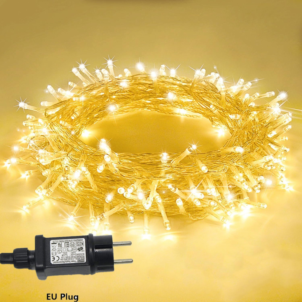 Led Fairy String Lights - Bezpieczne lampki LED świąteczne niskonapięciowe 31V,