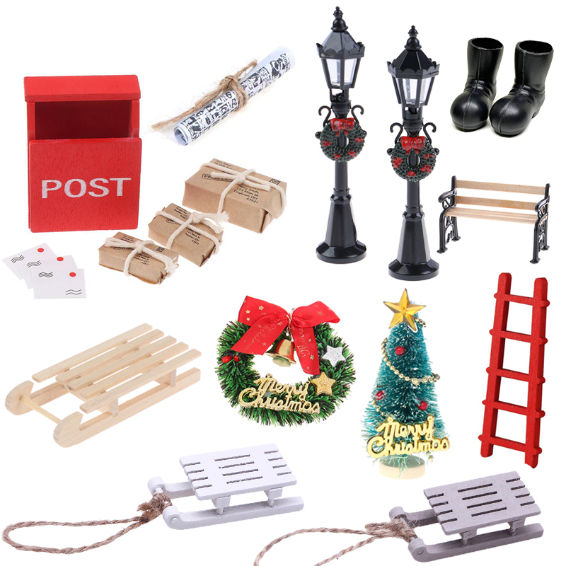 Nutcracker Figurine - 1 SZTUK Miniaturowy świąteczny mini wiszący