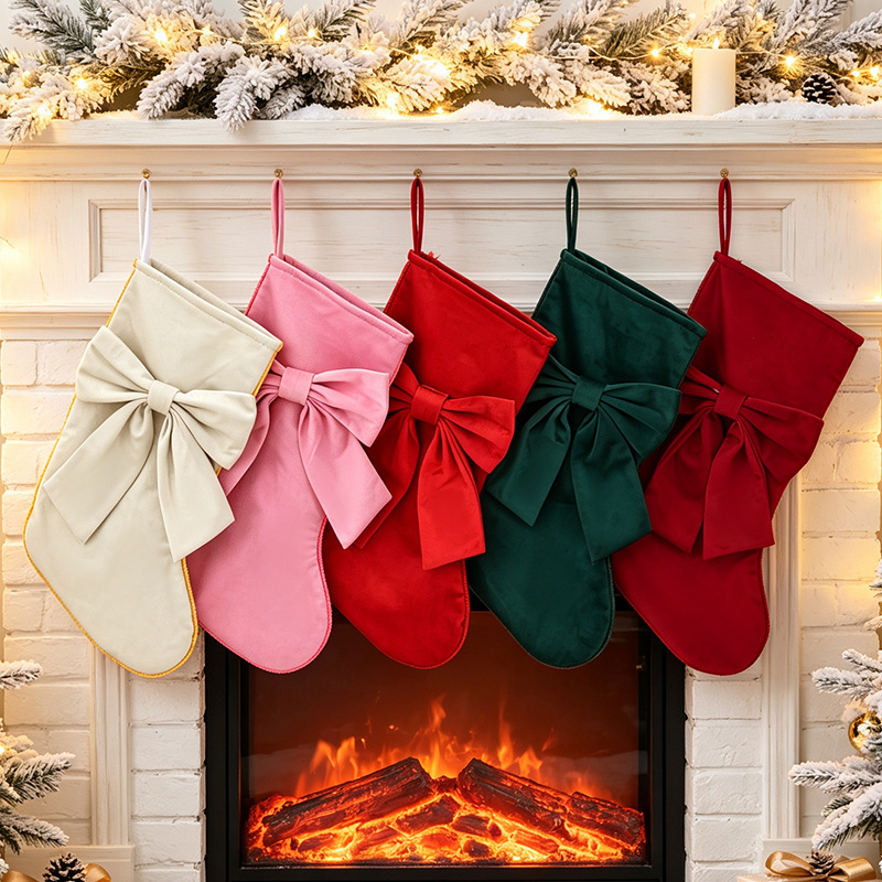 1 szt. skarpety świątecznej, t – Christmas Stocking Hanging recenzja i cena