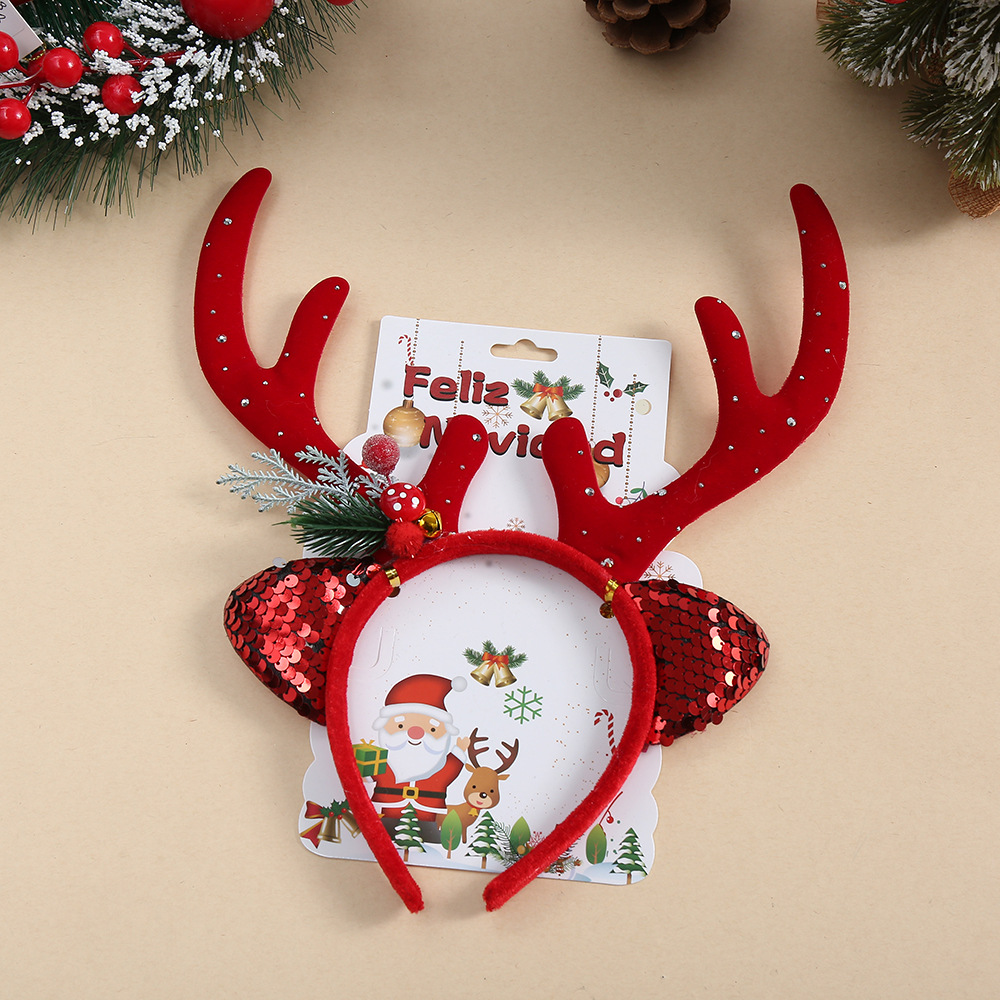 1 sztuka: świąteczna opaska do – Reindeer Antlers Headband recenzja i cena