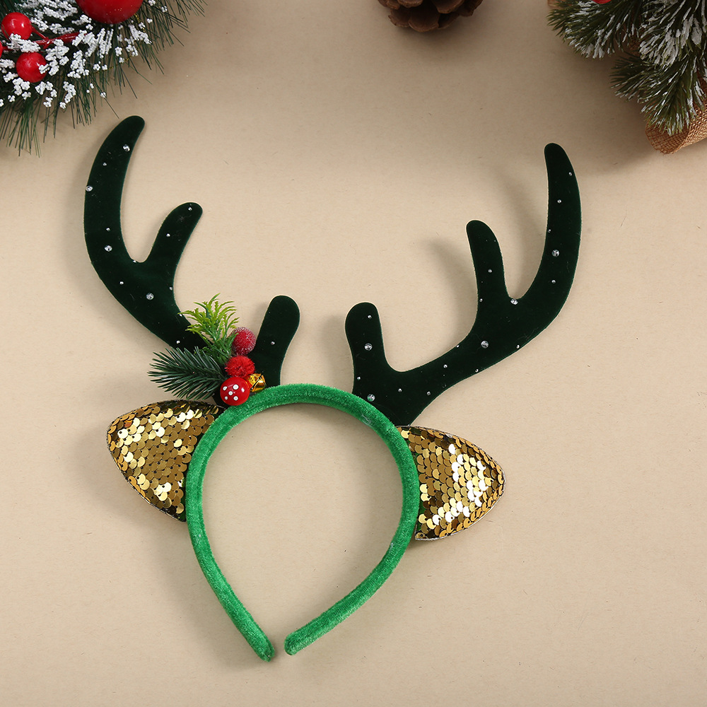 1 sztuka: świąteczna opaska do – Reindeer Antlers Headband recenzja i cena
