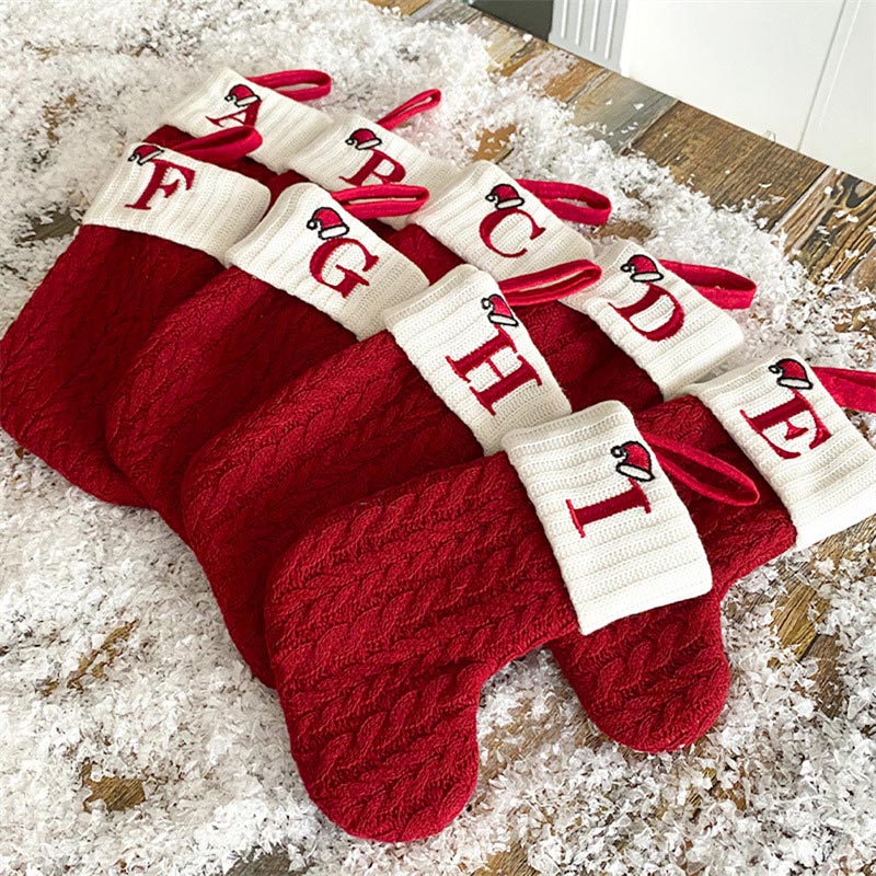 Świąteczne skarpety na drutach – Christmas Stocking Hanging recenzja i cena