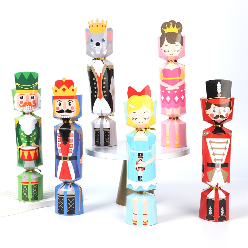 24 szt. Świąteczne pudełka na  – Nutcracker Figurine recenzja i cena