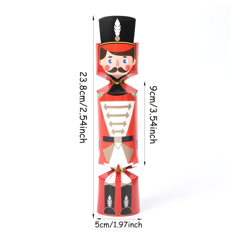 24 szt. Świąteczne pudełka na  – Nutcracker Figurine recenzja i cena