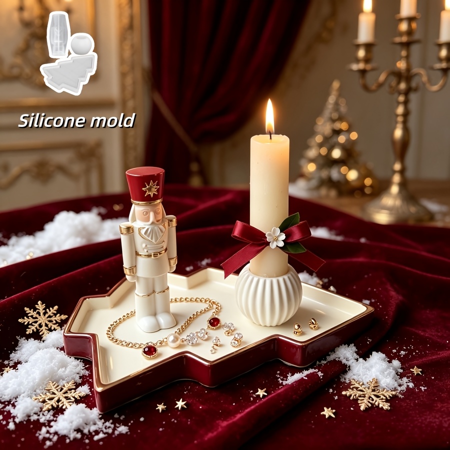 3 szt. foremki silikonowe w ks – Nutcracker Figurine recenzja i cena