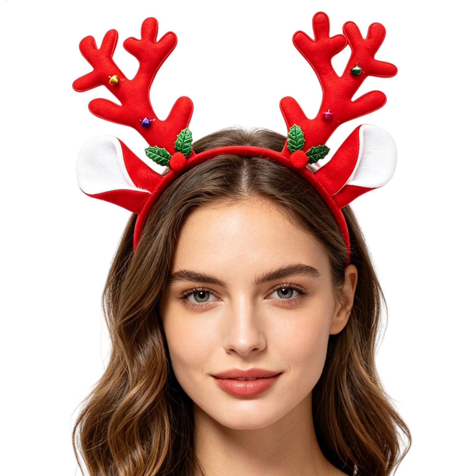 Świąteczna opaska na głowę z r – Reindeer Antlers Headband recenzja i cena