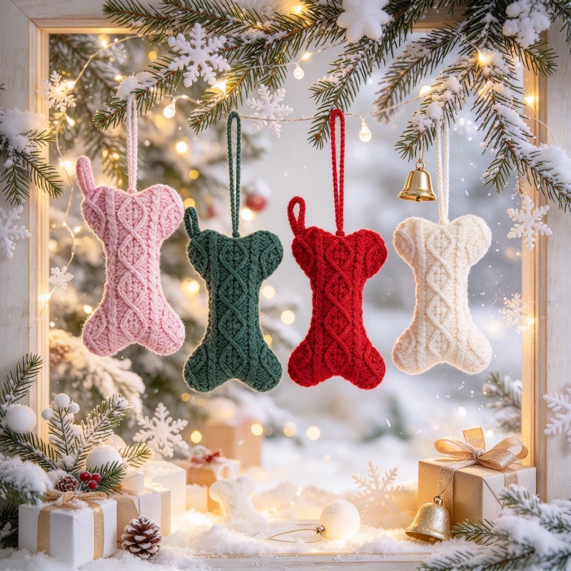 Wielokolorowa, dziergana, w ks – Christmas Stocking Hanging recenzja i cena