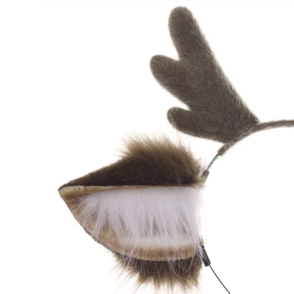 Opaska z rogami renifera na św – Reindeer Antlers Headband recenzja i cena