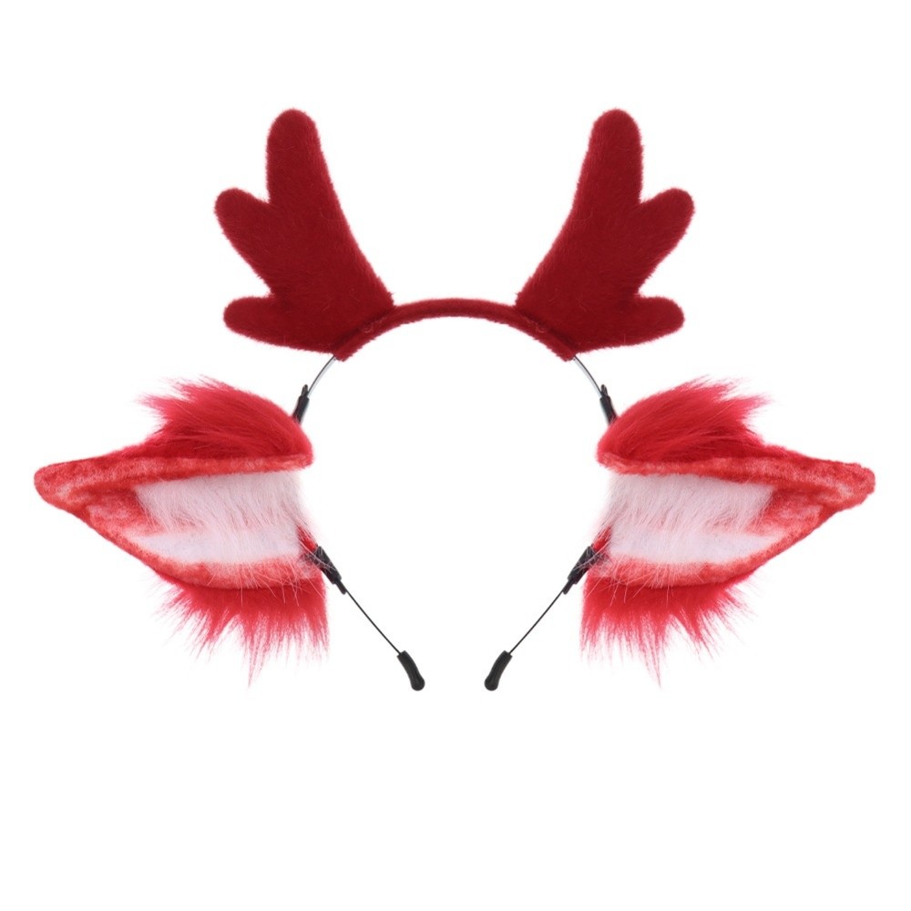 Opaska z rogami renifera na św – Reindeer Antlers Headband recenzja i cena