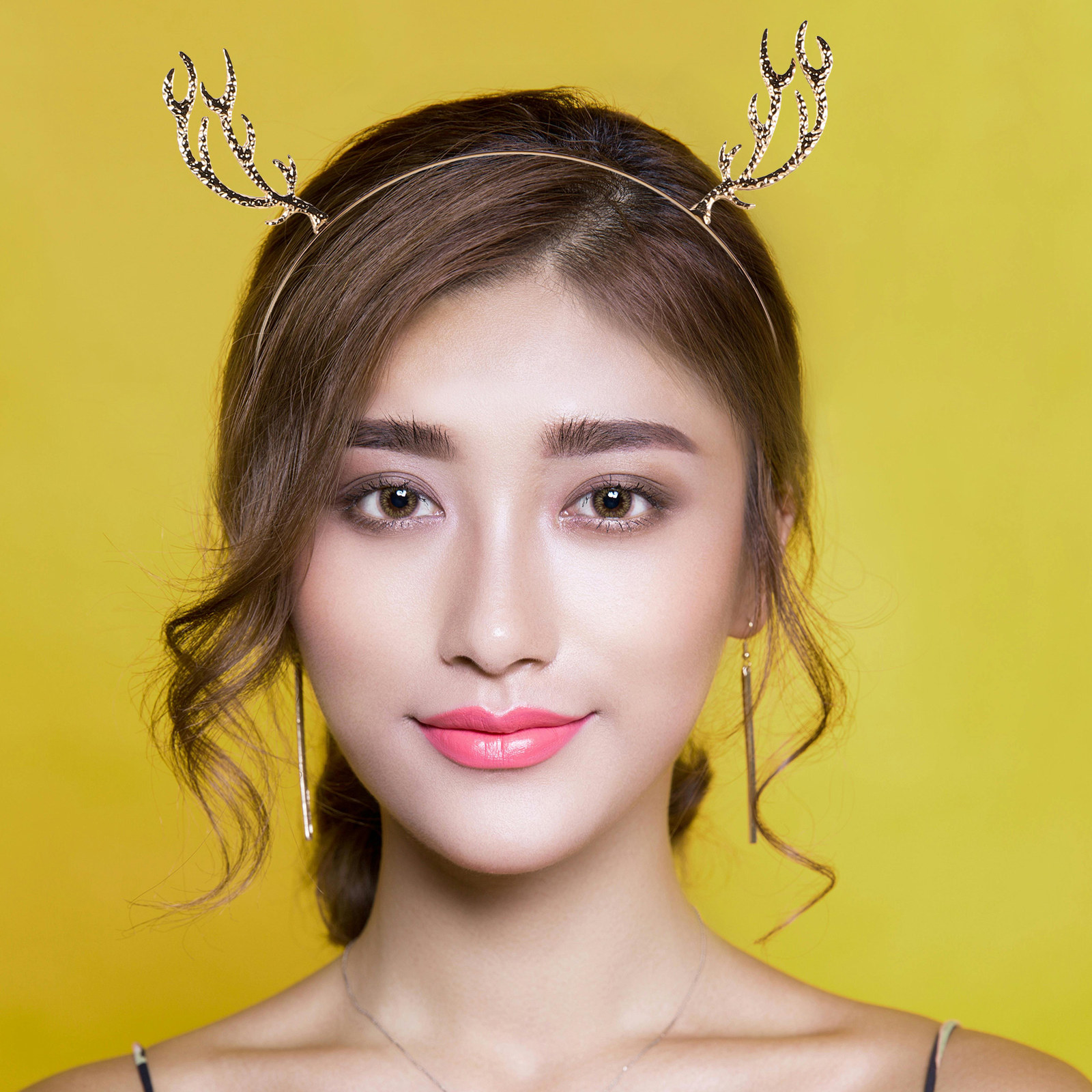 Metalowa opaska do włosów z cy – Reindeer Antlers Headband recenzja i cena
