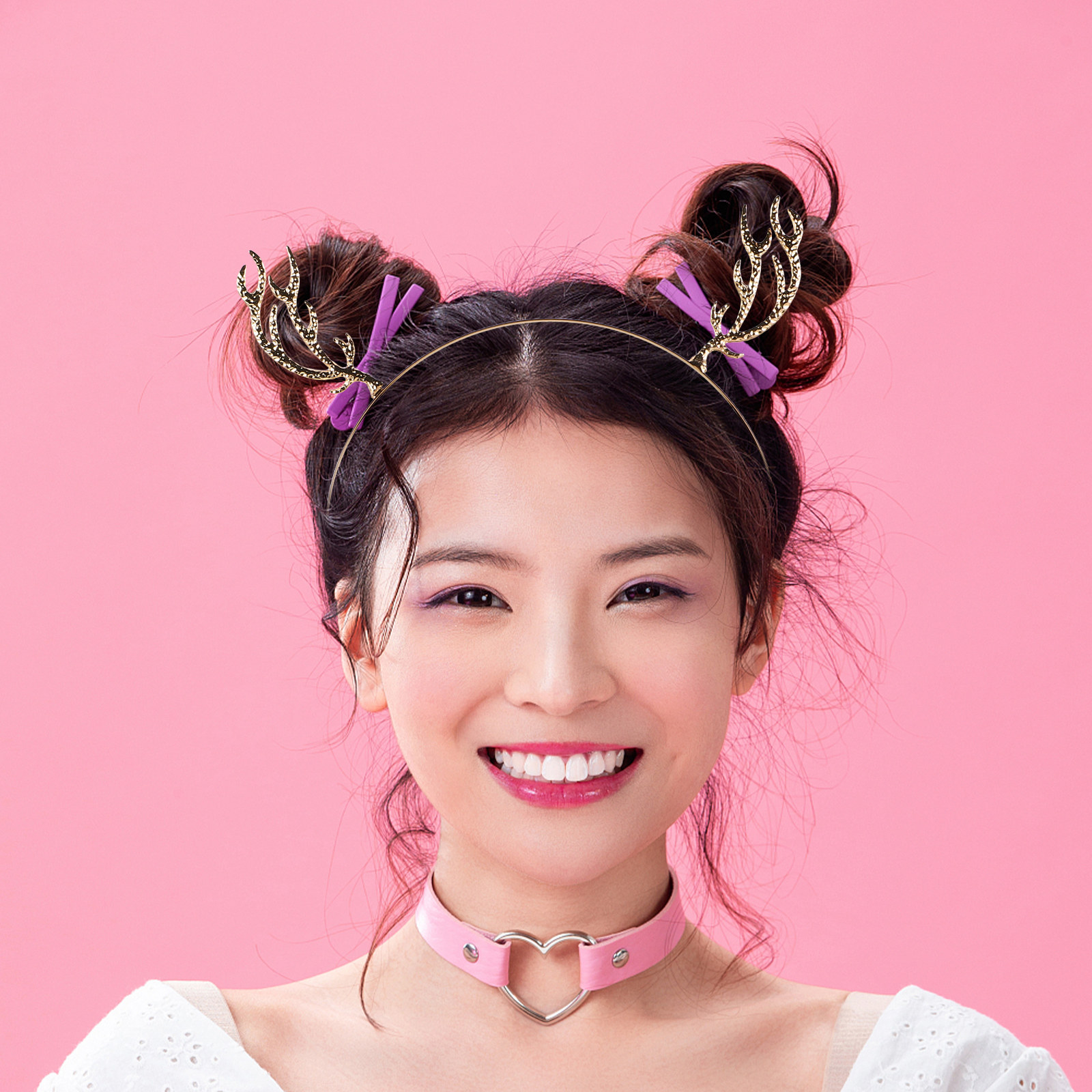 Metalowa opaska do włosów z cy – Reindeer Antlers Headband recenzja i cena