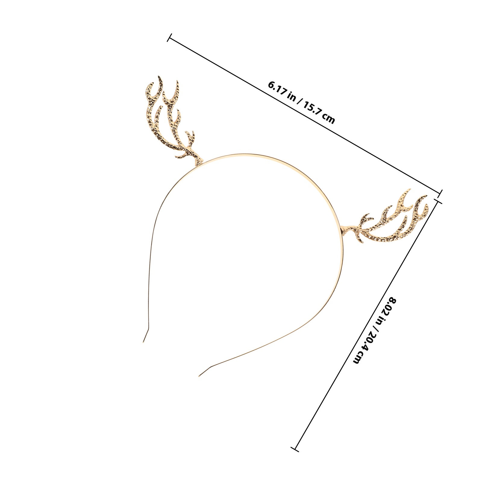 Metalowa opaska do włosów z cy – Reindeer Antlers Headband recenzja i cena
