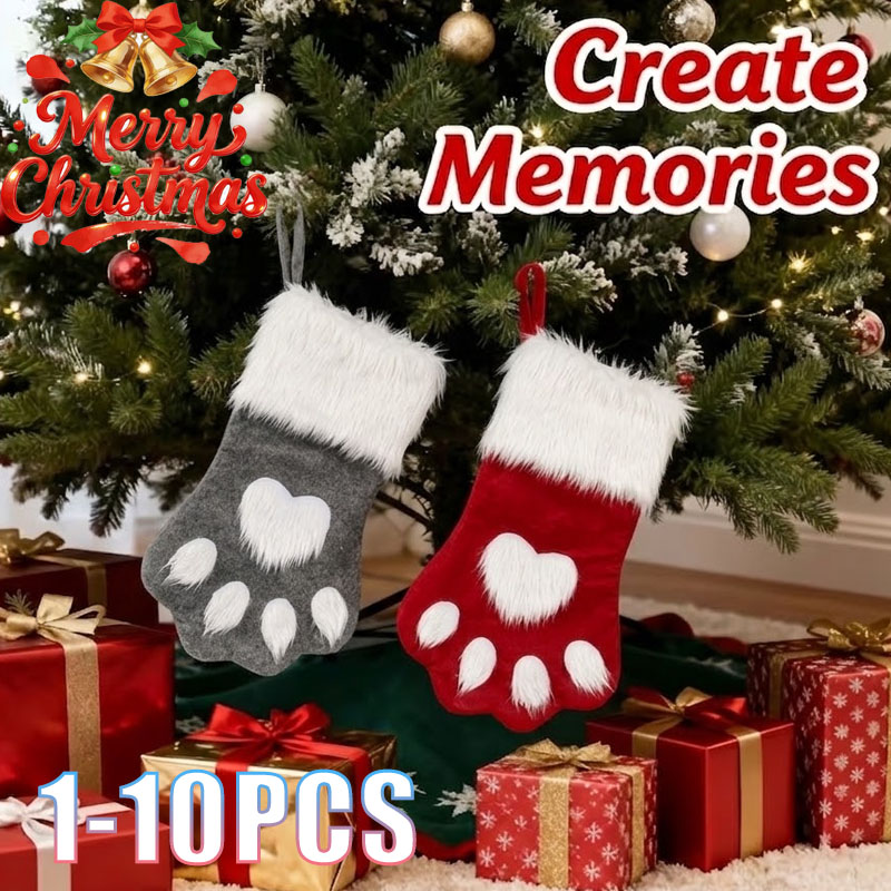 1-10 SZT. Świąteczna skarpeta  – Christmas Stocking Hanging recenzja i cena
